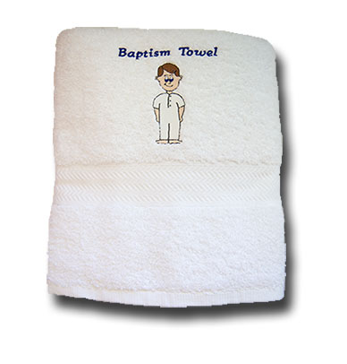 Baptism Towel-Boys